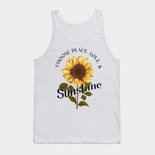 Choose Peace, Love & Sunshine Tank Top